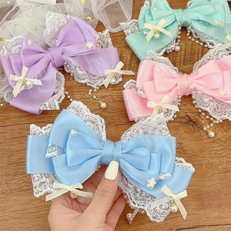 Lace Ribbon Trim - الشريط الدانتيل الدانتيل اللؤلؤ سلسلة كبيرة