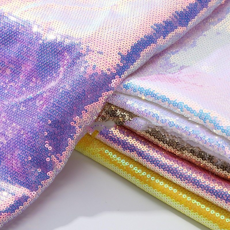 Sequin Fabric Panel - قماش لامع بالترتر الكثيف للفساتين وخلفية