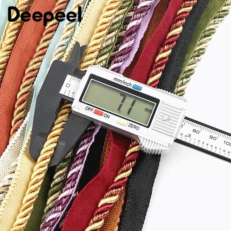 حبل ملتوي ثنائي اللون بعرض 6 م - مراجعة Cord Trim Twisted وسعره