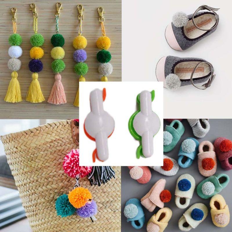 D8KF 2 قطعة صانع بوم بوم بوم ل - مراجعة Pom Pom Maker Tool وسعره